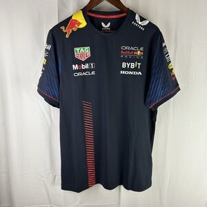 F1 Formula One Oracle Red Bull Racing Team 2023 Castore Official T-Shirt XL NEW